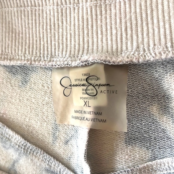 Jessica Simpson, sportswear,Felicity, jogger pants,white ocean,tie-dye, size, XL - Picture 9 of 10